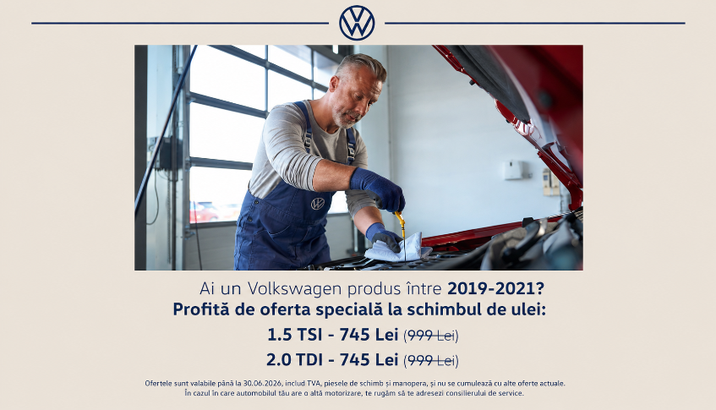 Schimb Ulei Segment II VW